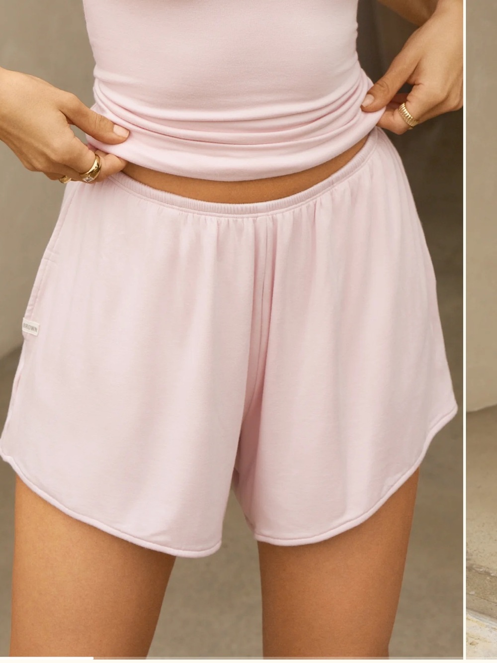 ✨ Joah Brown Easy Shorts – Blush ✨